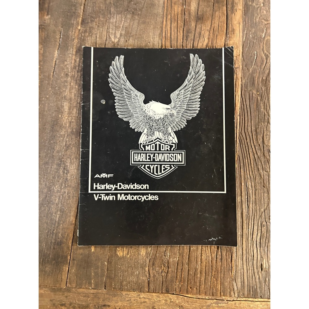 AMF Harley-Davidson V-Twin Motorcycles Vintage Dealer Sales Brochure Catalog
